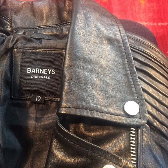 PRICE DROP! Barney’s Originals Leather Moto Jacket - Picture 8 of 8